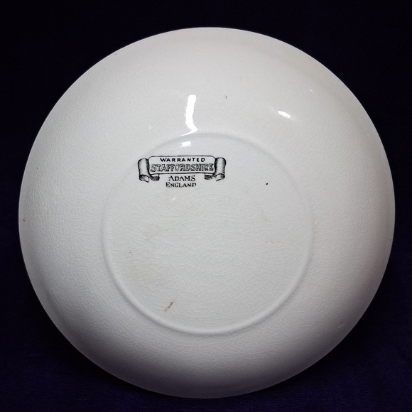 Antique Adams Of England Breakfast Cup Mug And Saucer Warranted Staffordshire - Picture 14 of 16